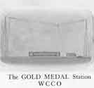 A black and white image of the front cover for the gold medal station.