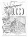 A black and white image of the cover of wcco.