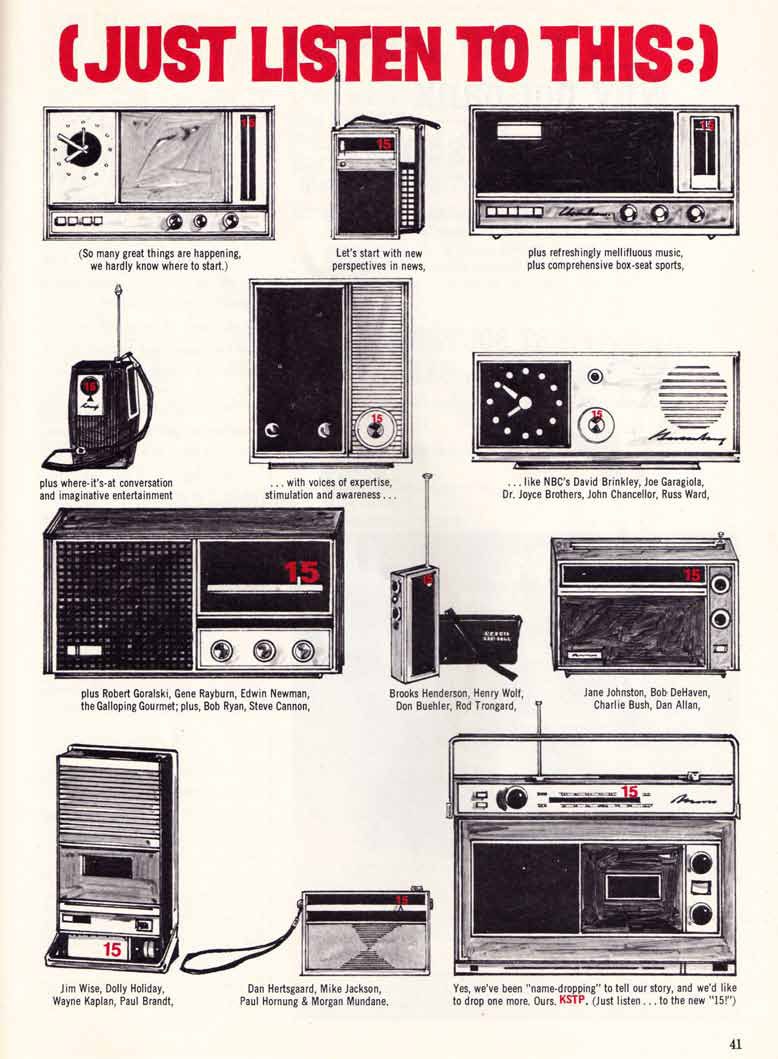 A page of various types of radio equipment.